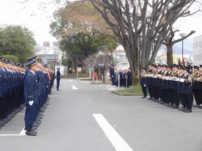 写真：令和2年桐生市消防隊出初式の様子2