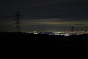 黒保根から見た夜景