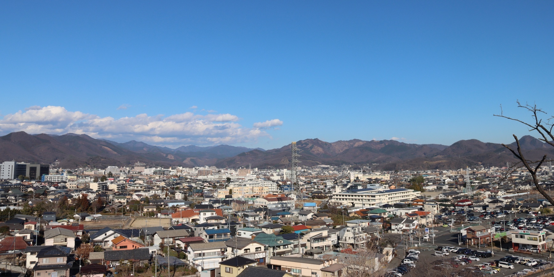 写真：桐生市の街並み