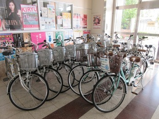 写真：商連貸自転車・電動自転車