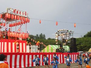 写真：子ども八木節