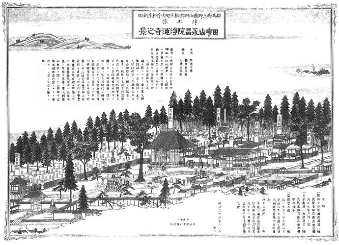 図：明治34年発行　大日本宝鑑上野名跡図誌