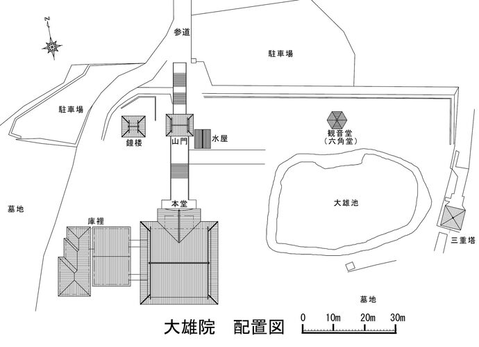 図：大雄院　配置図