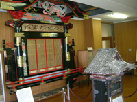 市指定重要文化財「新川の歌舞伎舞台下座」の写真