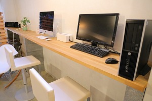 写真:パソコンコーナー