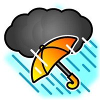 大雨のイラスト