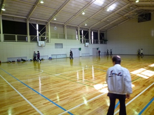 黒保根社会体育館の館内写真