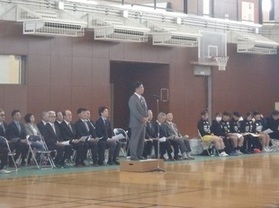 市長挨拶の写真