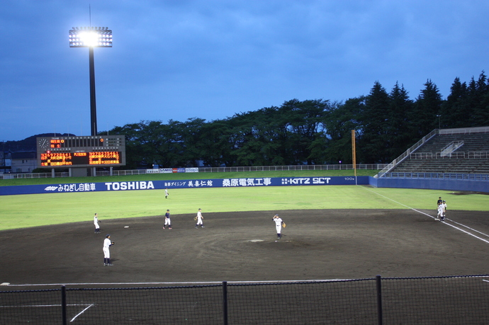 写真：稲川東一郎杯桐生地区高等学校野球交流戦