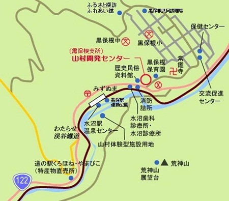 山村開発センターの詳細地図