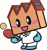 卓球をするキノピー