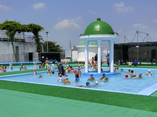 写真：屋上運動公園プール