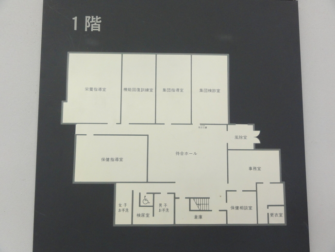 案内図：新里町保健文化センター