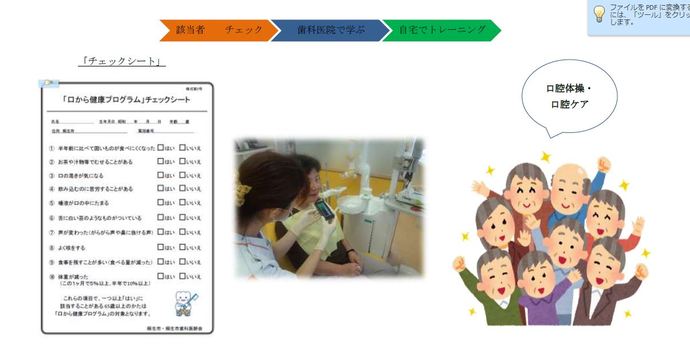 プログラム実施までの流れの画像