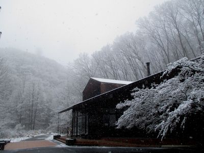 写真：雪景色