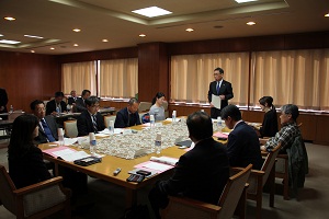 写真：委嘱状交付式の様子