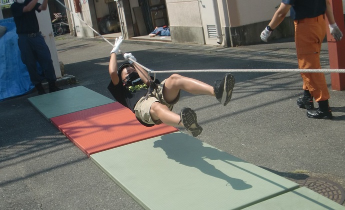 写真：渡過体験