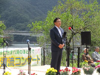 写真：梅田清流コンサートの様子