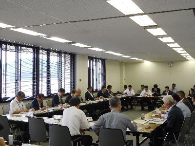 写真：減災対策協議会の様子