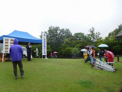 写真：市民梅狩り開会式の様子