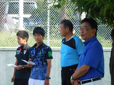 写真：第18回桐生市長杯スポーツ交流大会ソフトテニス大会の様子1