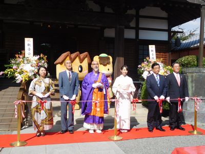 写真：Temple Hotel観音院オープン式典の様子