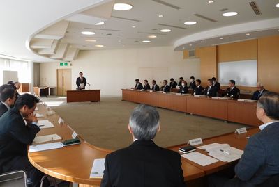 写真：令和元年度桐生市防災会議の様子