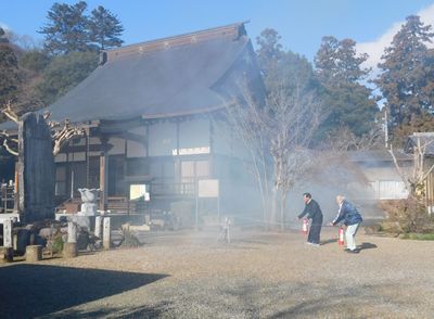 写真：「第66回文化財防火デー」に伴う文化財防火訓練の様子2