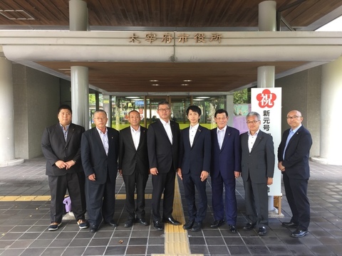 写真：福岡県太宰府市での視察