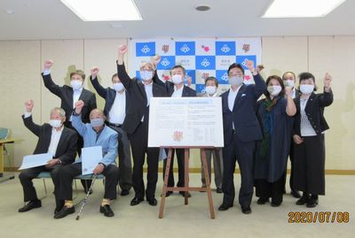 写真：「桐生応援共同宣言」立会人会議の様子