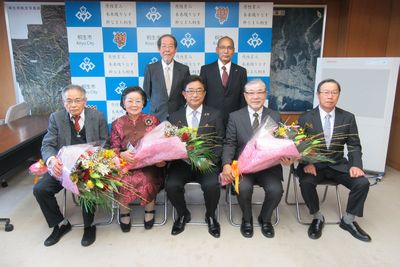 写真：「令和2年度群馬県文化奨励賞」授与式の様子