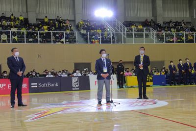 写真：桐生ガススポーツセンター（桐生市民体育館）竣工式及びプロバスケットボール男子Bリーグ2部公式戦の様子2