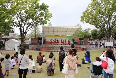 写真：「花と緑のぐんまづくり2021 in桐生 ふるさとキラキラフェスティバル」オープニングセレモニーの様子3