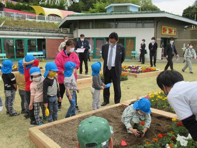 写真：「花と緑のぐんまづくり2021 in 桐生 ふるさとキラキラフェスティバル」プレイベントの様子2