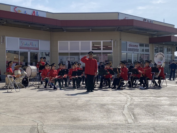 桐生市消防音楽隊による演奏