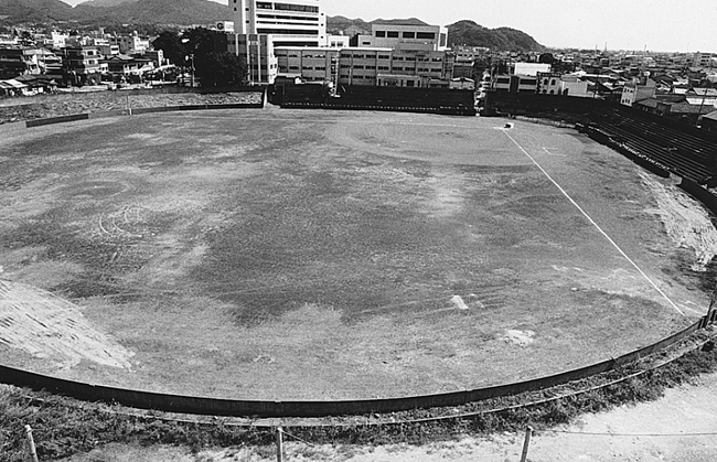 写真：桐生新川球場跡