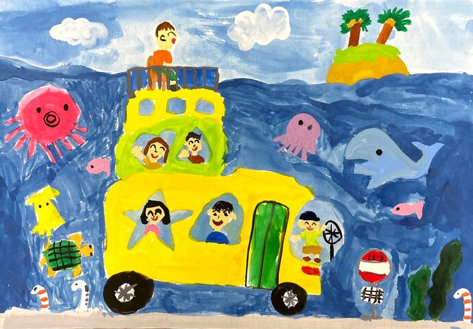 作品の写真:低学年金賞