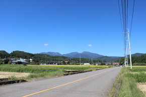 秋晴れの赤城山の写真