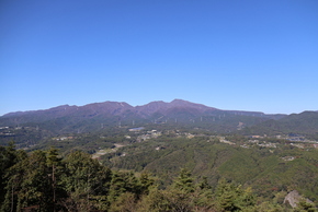 荒神山からの秋景色の様子。