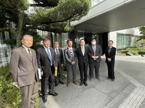 写真：埼玉県加須市での視察