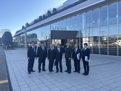 写真：神奈川県大和市の行政視察の様子