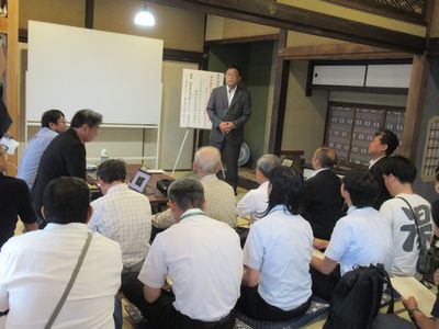 写真：まちなか交流館 開館1周年 記念講演会の様子
