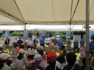写真：桐生市・日立市親善都市提携60周年第68回桐生市臨海子ども会歓迎式典1