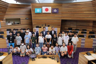 写真:ミニきりゅう議会の様子