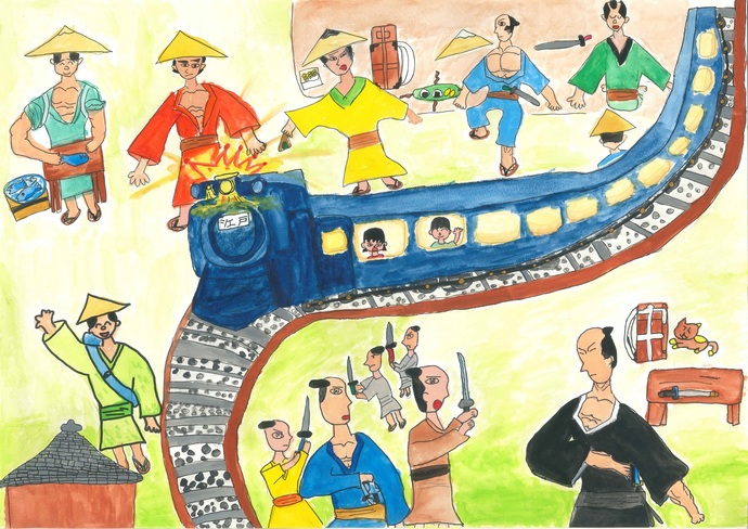 作品の写真:中学年金賞
