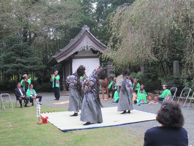 写真:涌丸獅子舞保存会 涌丸獅子舞披露2