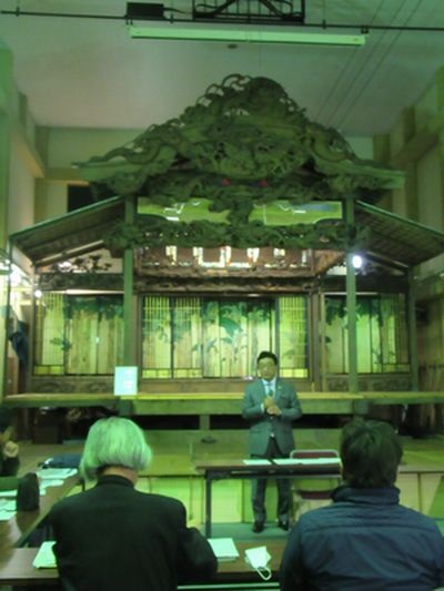 写真：まちづくりミーティング（桐生祇園屋台の後世への継承について）の様子