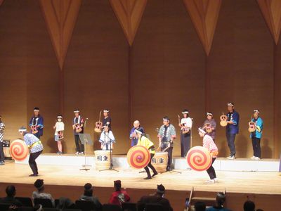 写真：第42回八木節教室修了式及び成果発表会の様子