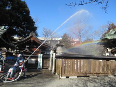 写真：第72回文化財防火デーに伴う防火訓練の様子2