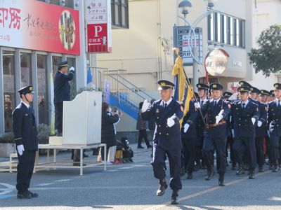 写真：令和8年桐生市消防隊出初式の様子2